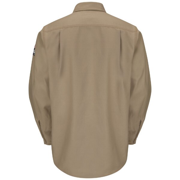 IQ Series Endurance Collection Men's FR Uniform Shirt in Khaki